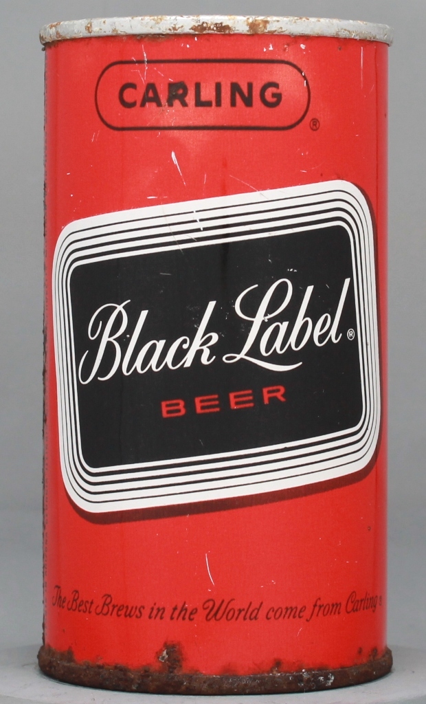 Black Label Beer 12 Oz Tab Top Can