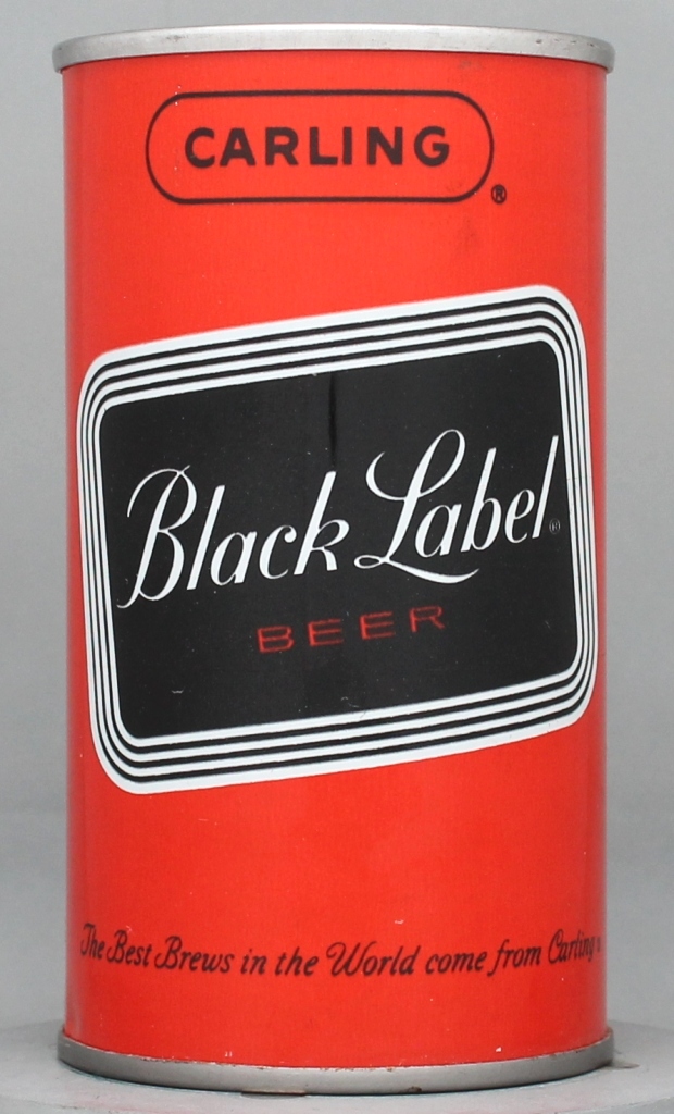 Black Label Beer 12 Oz Tab Top Can
