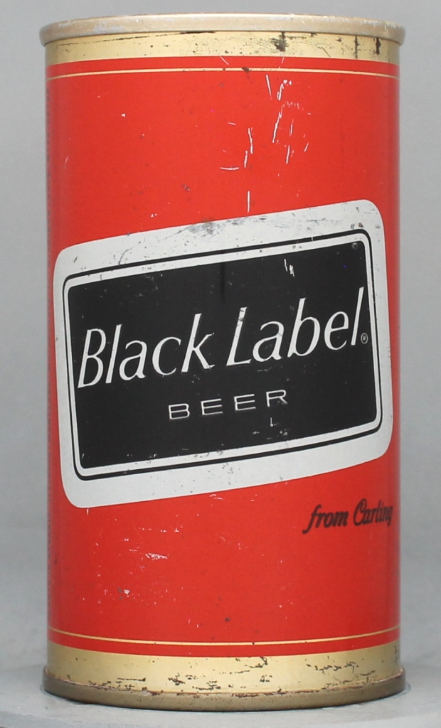 Black Label Beer 12 Oz Tab Top Can