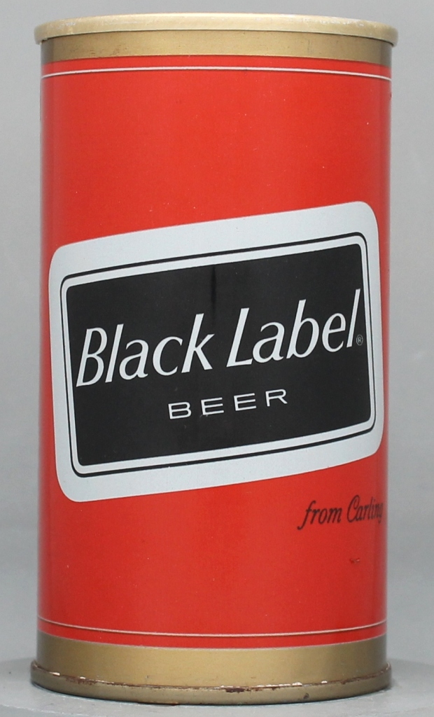 Black Label Beer 12 Oz Tab Top Can