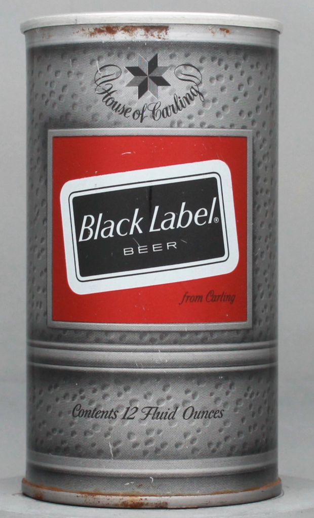 Black Label Beer 12 Oz Tab Top Can