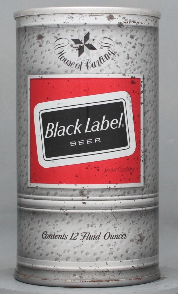 Black Label Beer 12 Oz Tab Top Can