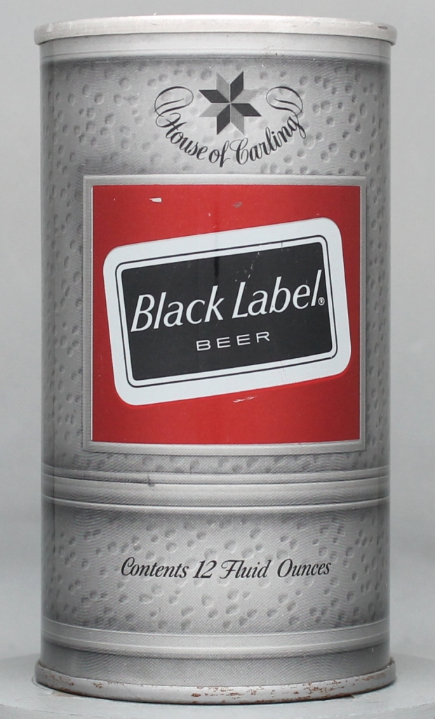 Black Label Beer 12 Oz Tab Top Can