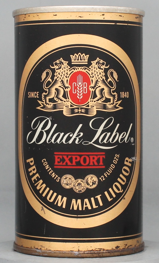 Black Label Malt Liquor 12 Oz Tab Top Can