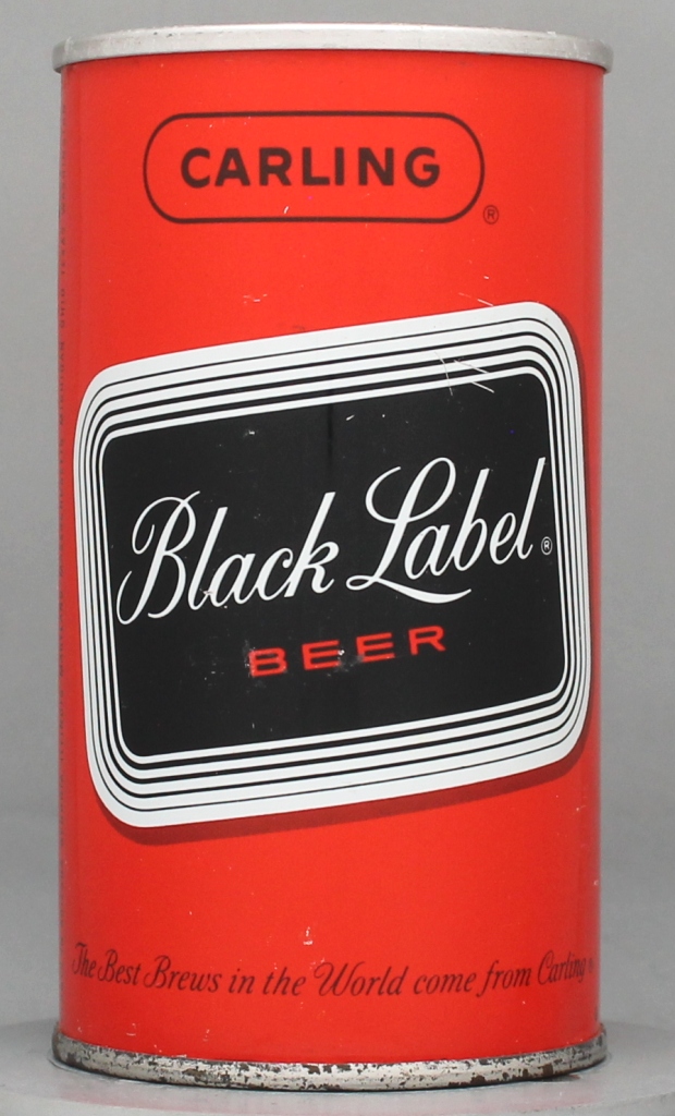 Black Label Beer 12 Oz Zip/Tab Top Can