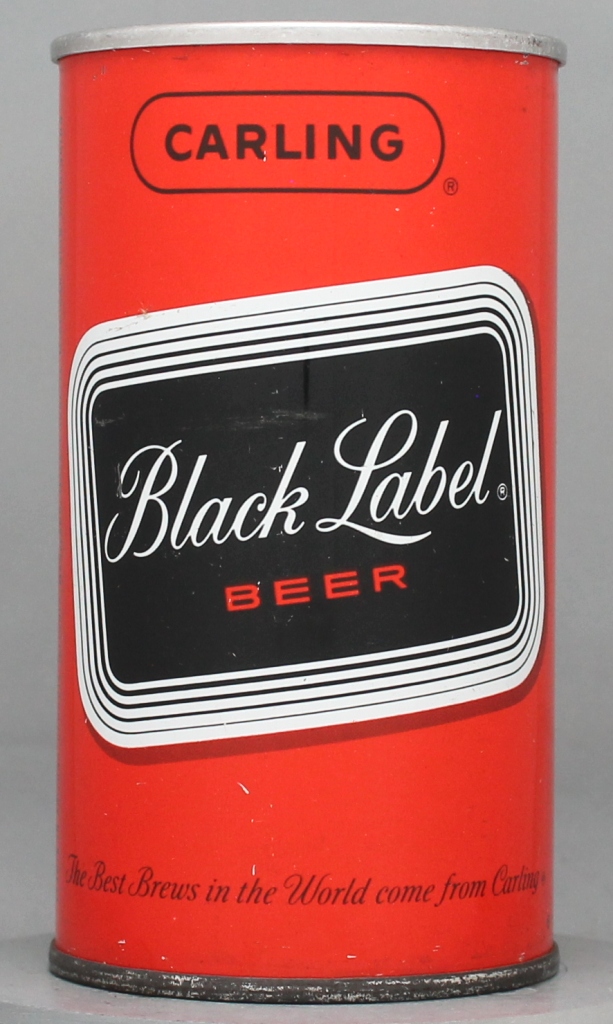 Black Label Beer 12 Oz Tab Top Can