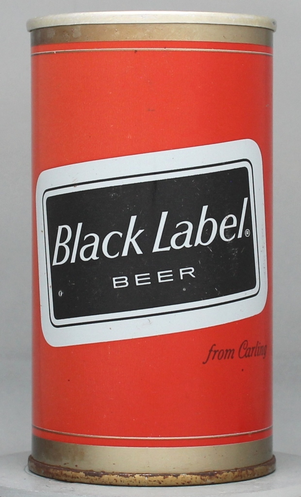 Black Label Beer 12 Oz Tab Top Can