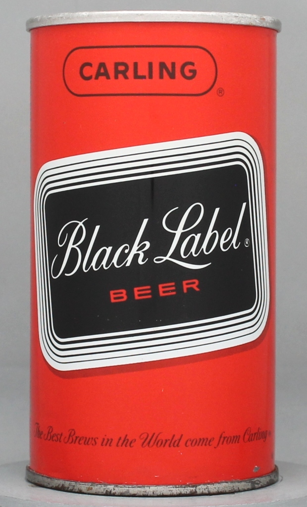Black Label Beer 12 Oz Tab Top Can