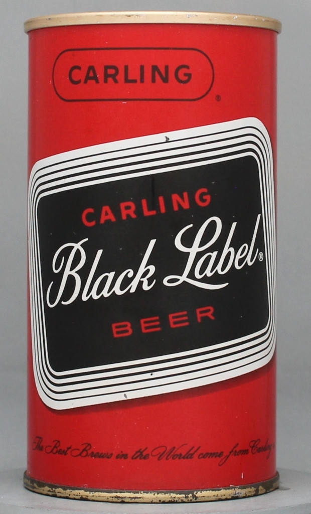 Black Label Beer 12 Oz Zip Top Can