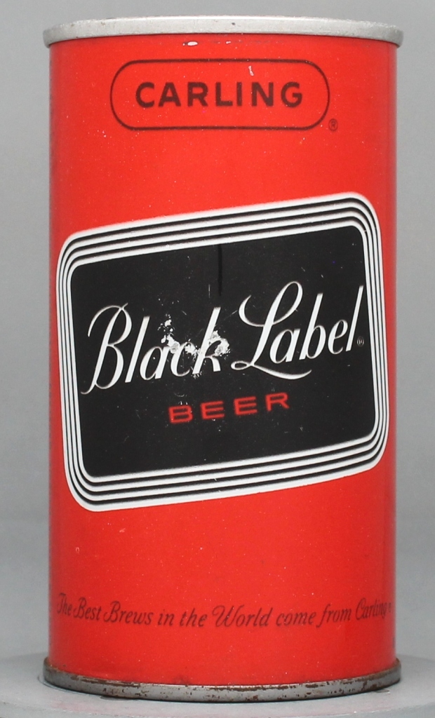 Black Label Beer 12 Oz Zip Top Can