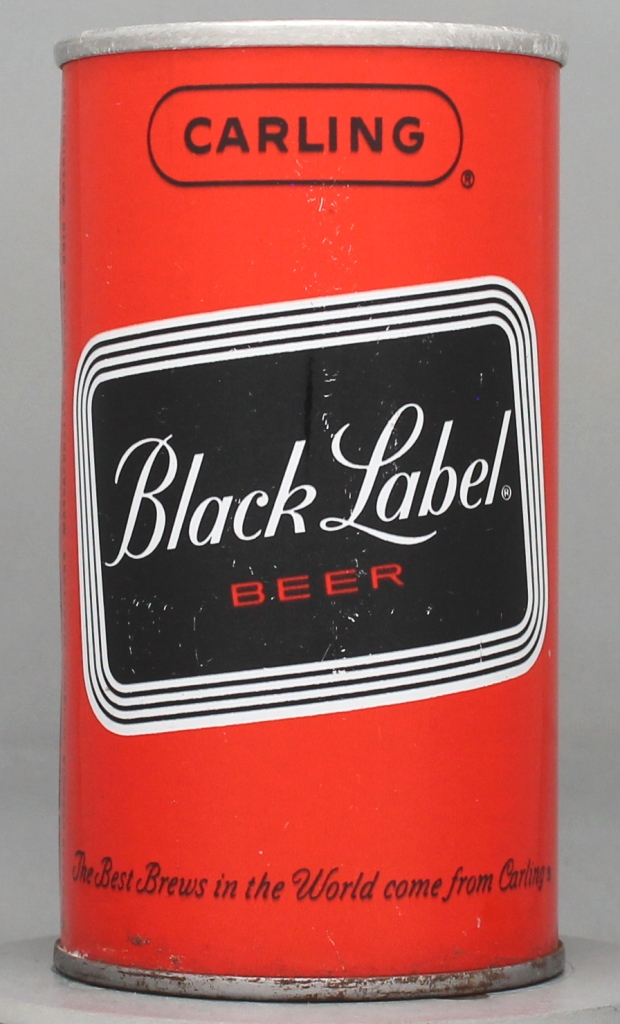 Black Label Beer 12 Oz Tab Top Can