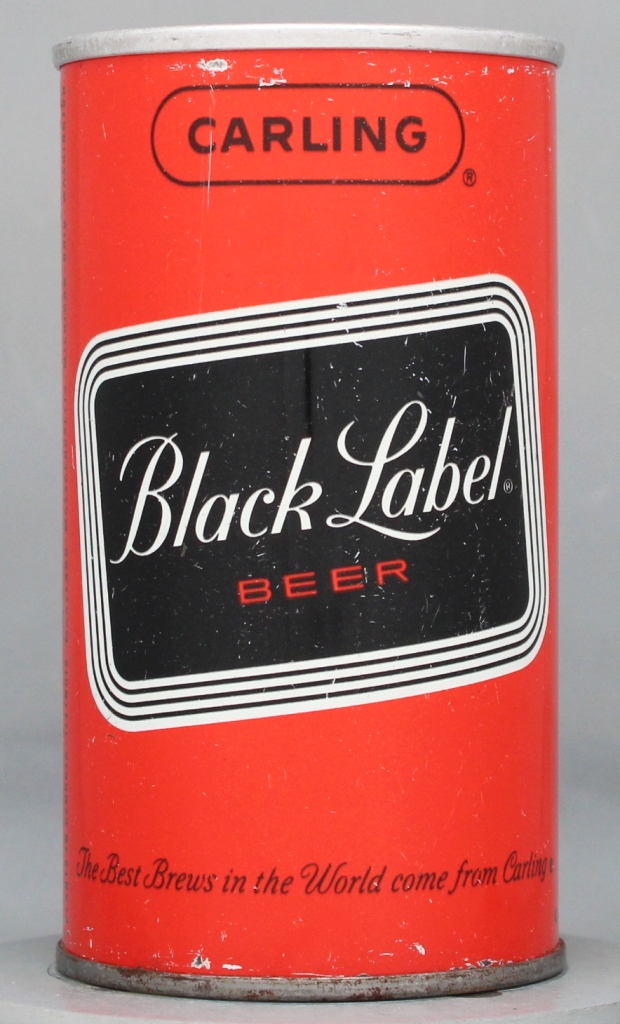 Black Label Beer 12 Oz Tab Top Can