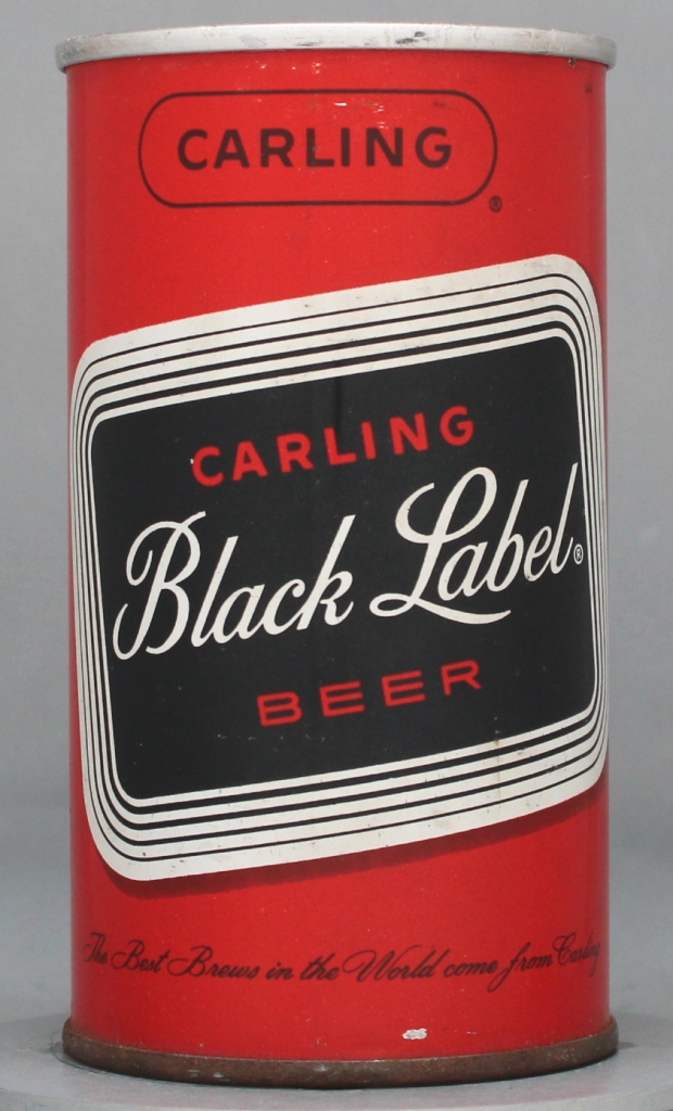 Black Label Beer 12 Oz Tab Top Can