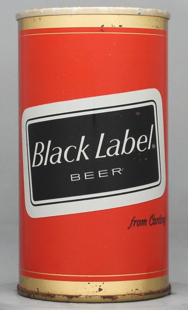 Black Label Beer 12 Oz Tab Top Can