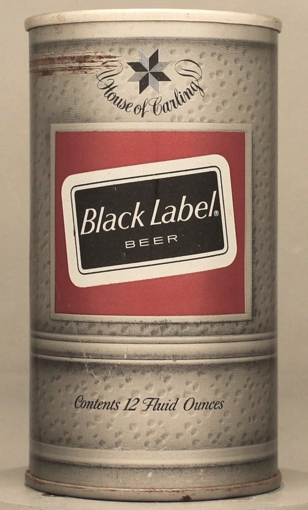 Black Label Beer 12 Oz Tab Top Can
