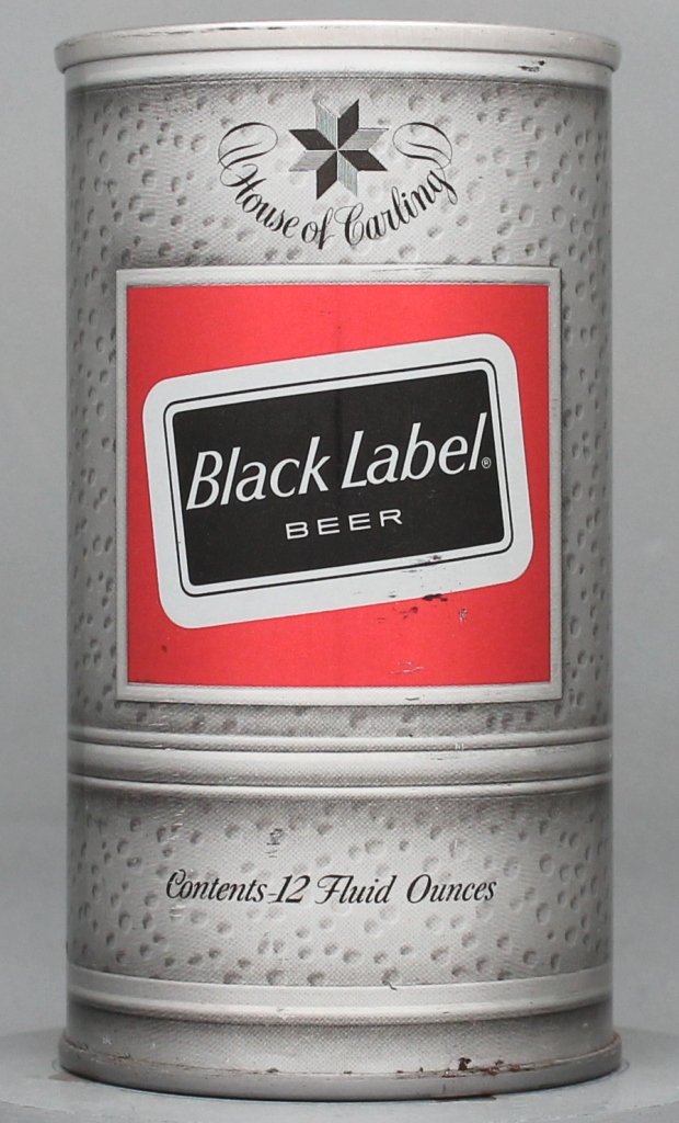 Black Label Beer 12 Oz Tab Top Can