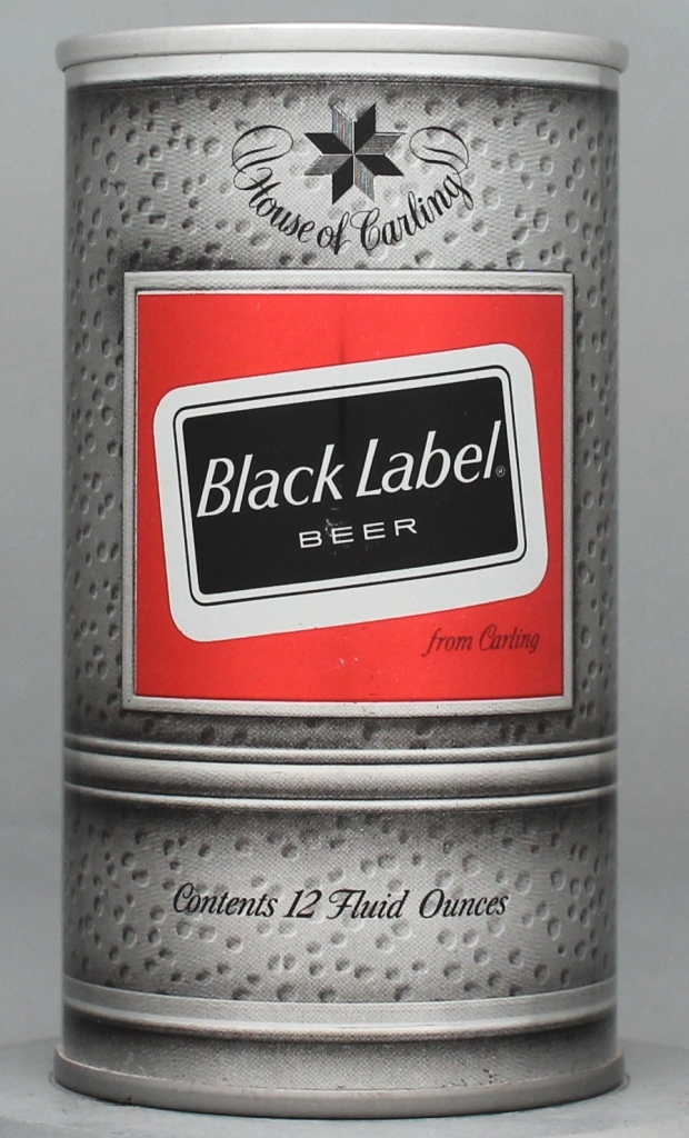Black Label Beer 12 Oz Tab Top Can