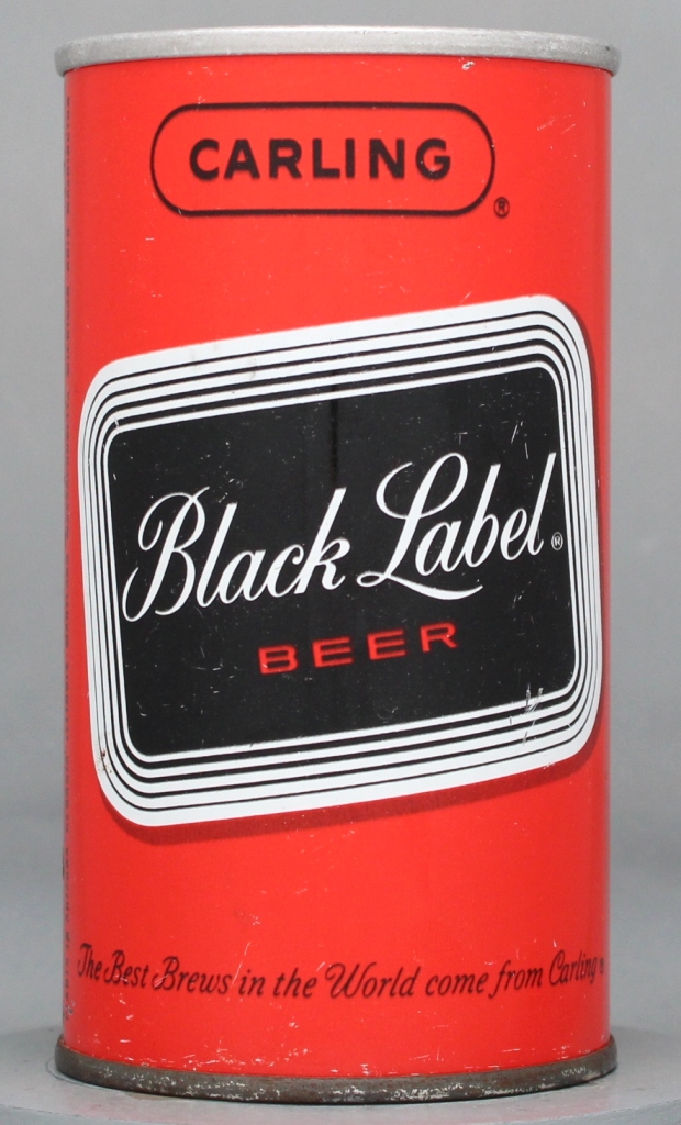 Black Label Beer 12 Oz Tab Top Can