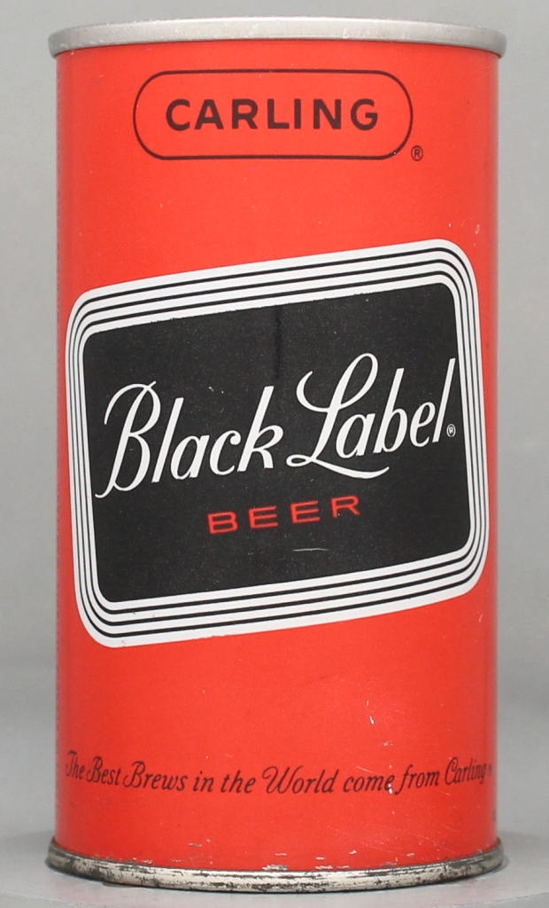 Black Label Beer 12 Oz Tab Top Can