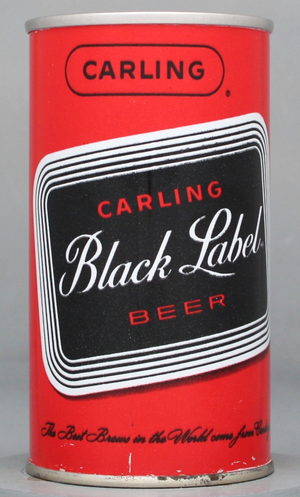 Black Label Beer 12 Oz Zip Top Can