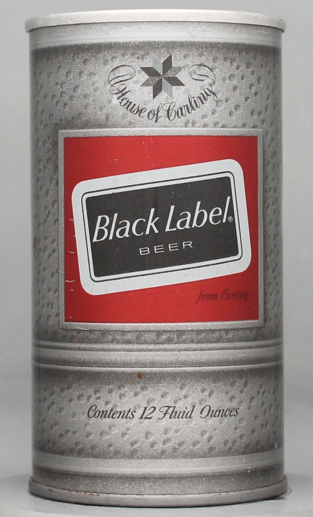 Black Label Beer 12 Oz Tab Top Can