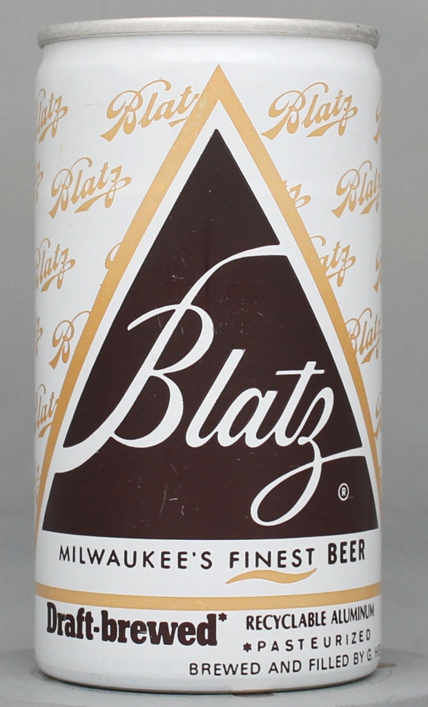 Blatz Milwaukee's Finest Draft-brewed Draft 12 Oz Tab Top Can