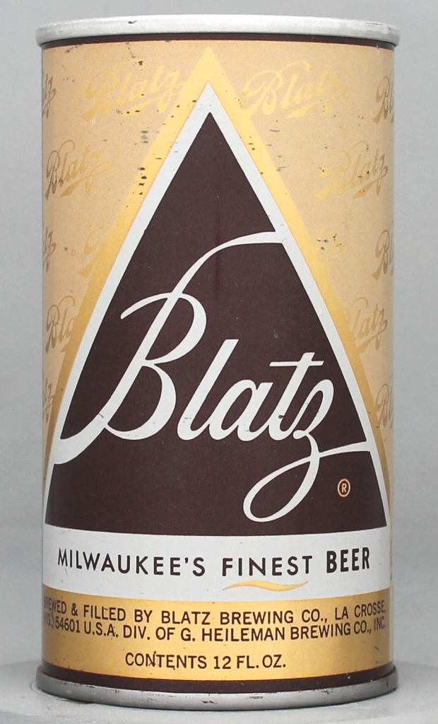 Blatz Milwaukee's Finest Beer 12 Oz Tab Top Can