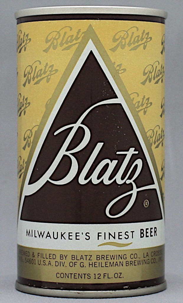 Blatz Milwaukee's Finest Beer 12 Oz Tab Top Can