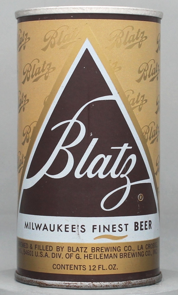 Blatz Milwaukee's Finest Beer 12 Oz Tab Top Can