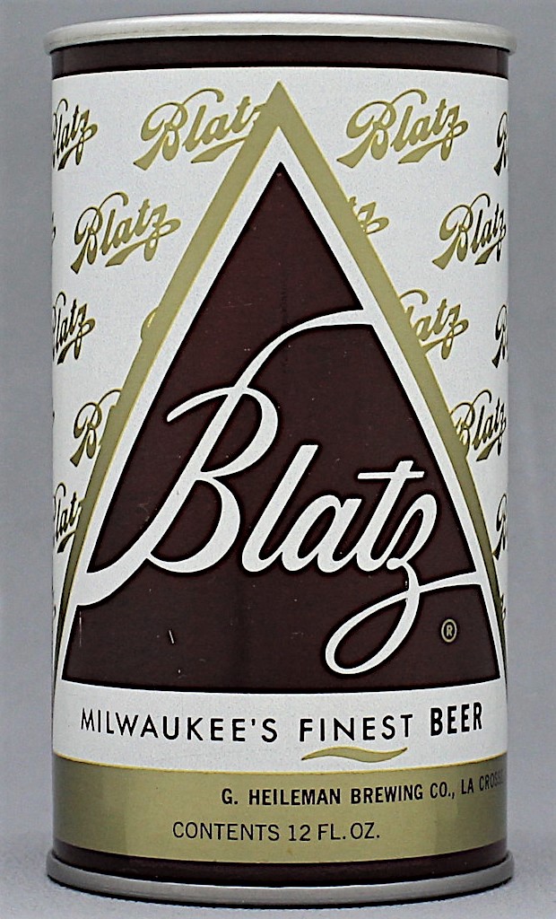 Blatz Milwaukee's Finest Beer 12 Oz Tab Top Can