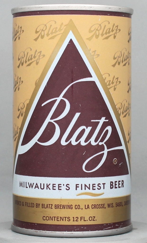 Blatz Milwaukee's Finest Beer 12 Oz Tab Top Can