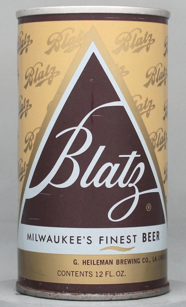 Blatz Milwaukee's Finest Beer 12 Oz Tab Top Can