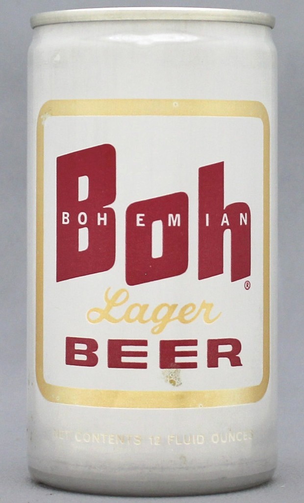 Boh Bohemian Lager Beer 12 Oz Tab Top Can