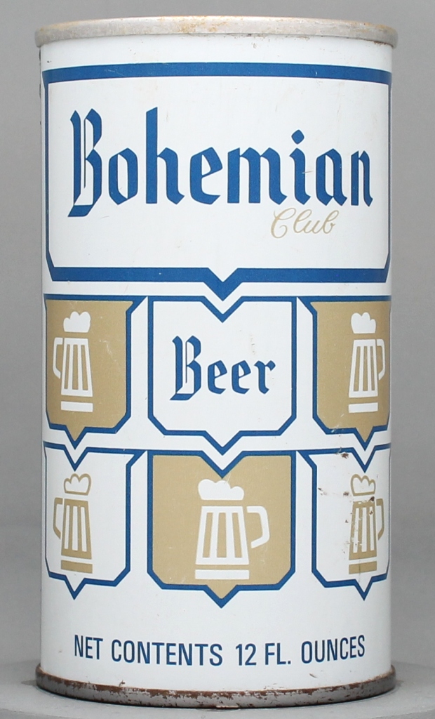 Bohemian Club Beer 12 Oz Tab Top Can