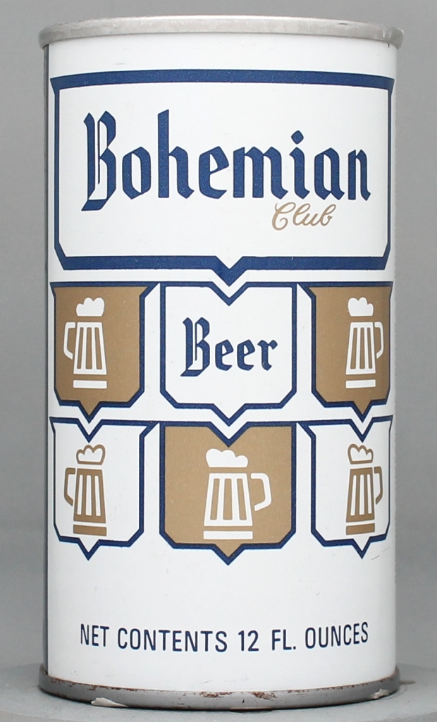 Bohemian Club Beer 12 Oz Tab Top Can