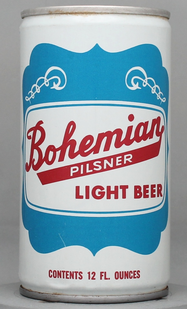 Bohemian Plsner Light Beer 12 Oz Tab Top Can