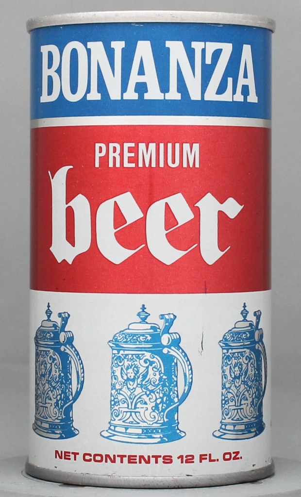 Bonanza Premium Beer 12 Oz Tab Top Can