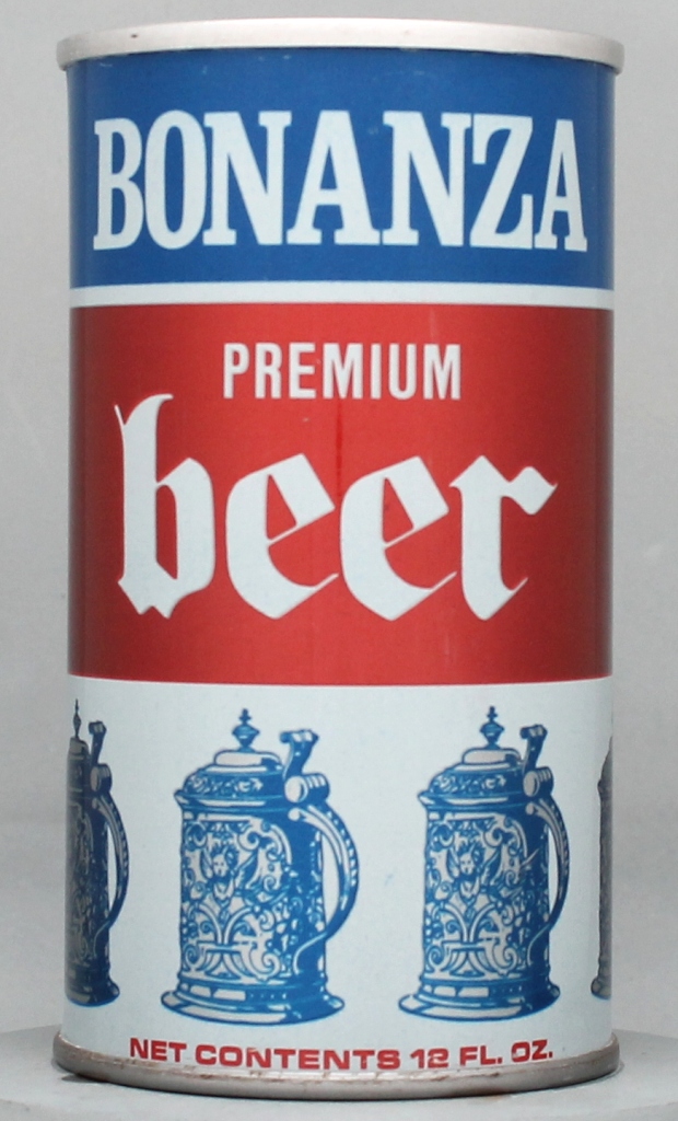 Bonanza Premium Beer 12 Oz Tab Top Can