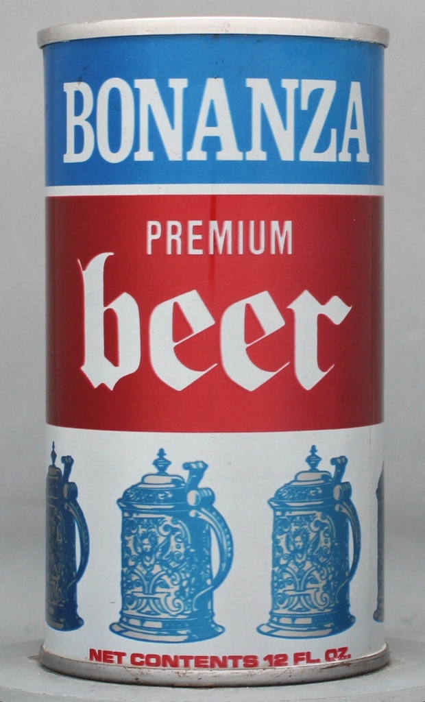 Bonanza Premium Beer 12 Oz Tab Top Can