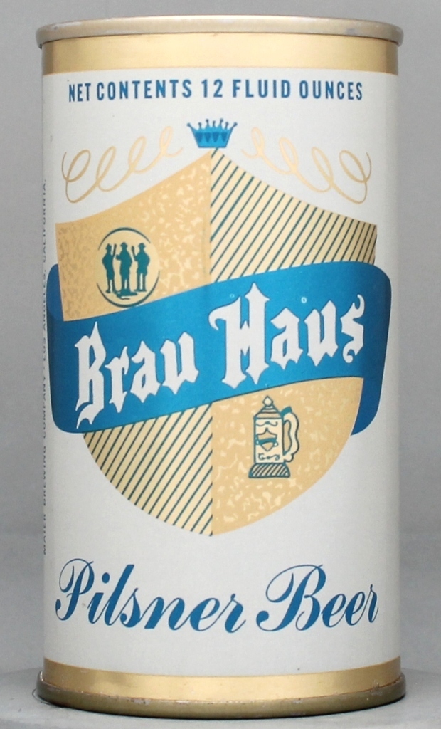 Brau Haus Pilsner Beer 12 Oz Tab Top Can