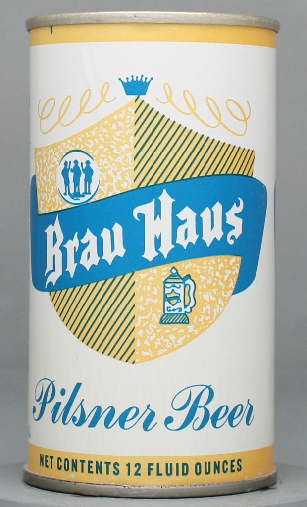 Brau Haus Pilsner Beer 12 Oz Tab Top Can