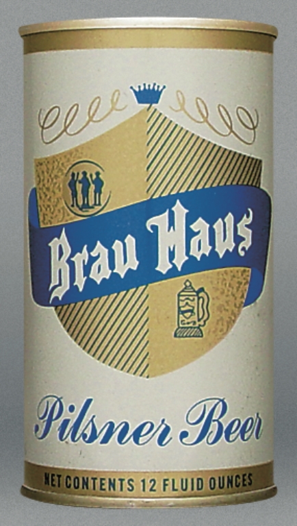 Brau Haus Pilsner Beer 12 Oz Tab Top Can