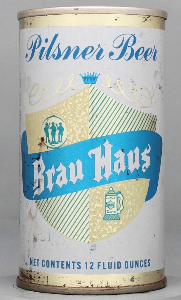 Brau Haus Pilsner Beer 12 Oz Tab Top Can