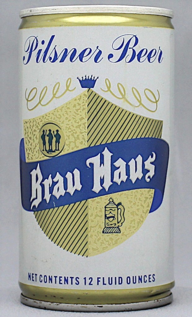 Brau Haus Pilsner Beer 12 Oz Tab Top Can