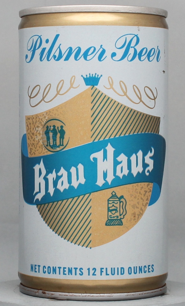Brau Haus Pilsner Beer 12 Oz Tab Top Can