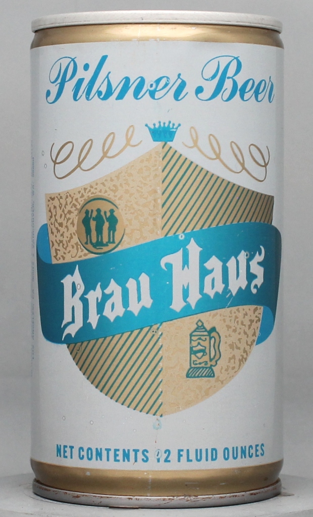 Brau Haus Pilsner Beer 12 Oz Tab Top Can