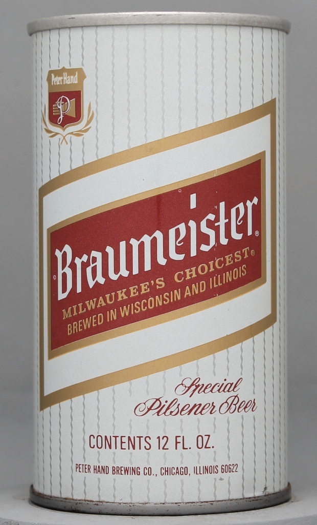 Braumeister Milwaukee's Choicest Special Pilsener Beer 12 Oz Tab Top Can