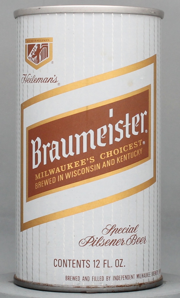 Braumeister Milwaukee's Choicest Special Pilsener Beer 12 Oz Tab Top Can