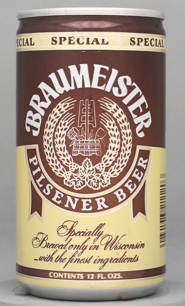 Braumeister Pilsener Beer 12 Oz Tab Top Can