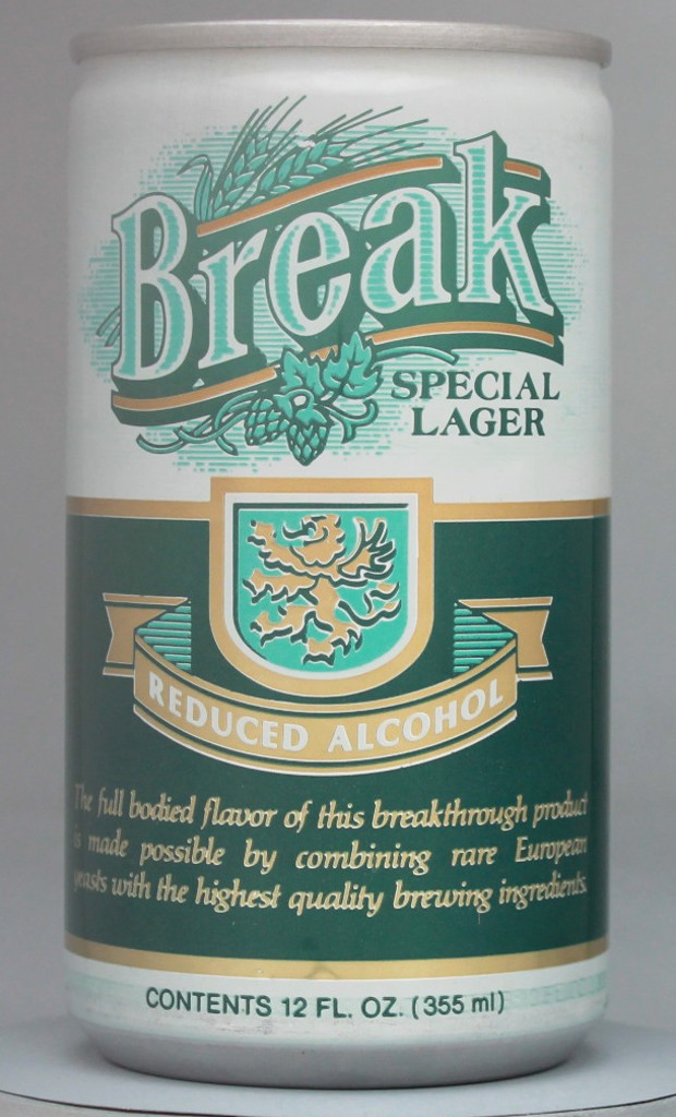 Break Special Lager Beer 12 Oz Tab/Stay Top Can